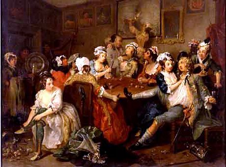 William Hogarth's A Rake's Progress iii: 'The Orgy' William Hogarth's A Rake's Progress iii: 'The Orgy'
